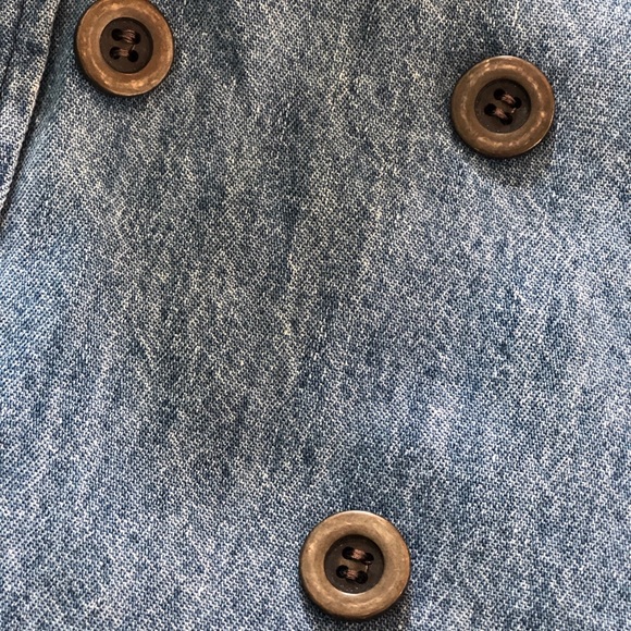 Vintage Men's  Wah Maker Denim Bib Shirt - Picture 2 of 6